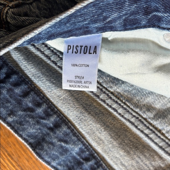 Pistola Women's Classic Blue Straight Leg Jeans - Picture 4 of 6